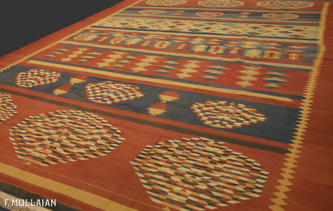 Antique Indian Dhurrie Kilim n°:47106978